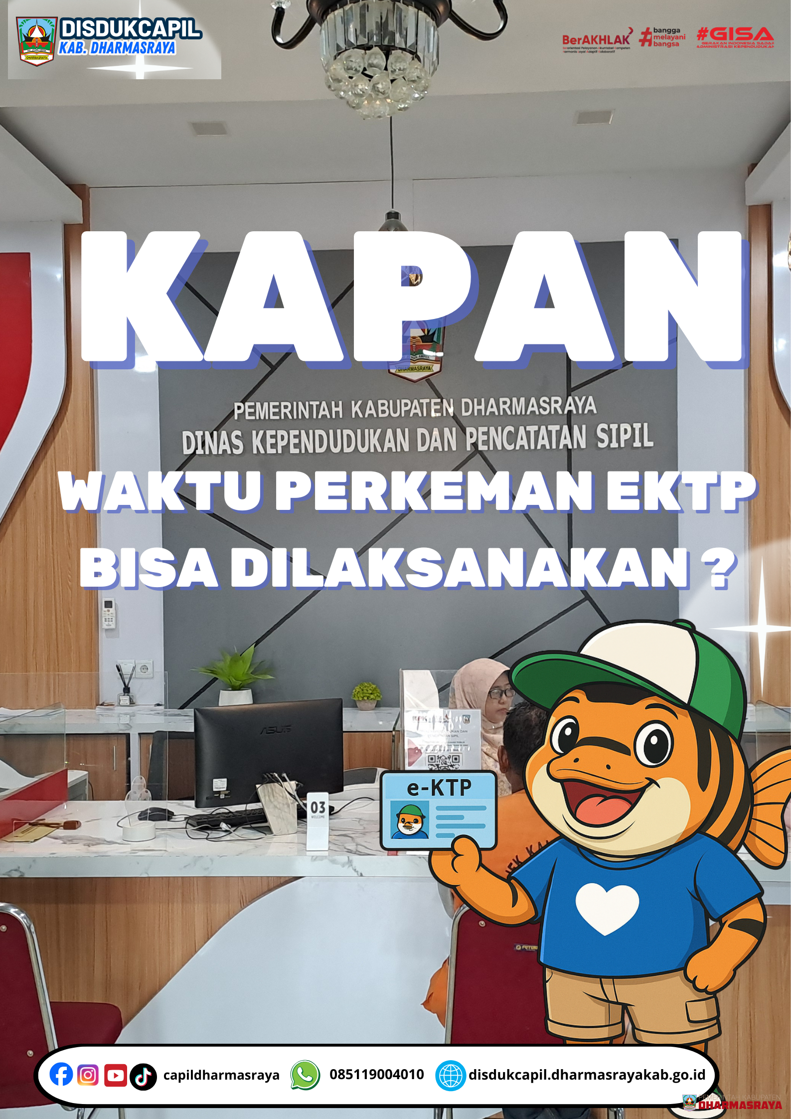 Kapan Wajib Rekam KTP-El? Ini Penjelasan Dukcapil Dharmasraya
